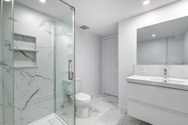 Basement Bathroom Construction in Galveston