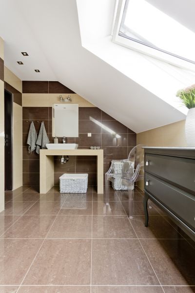 Attic Bathroom Installation in Galveston