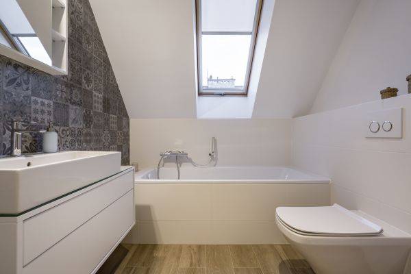 Attic Bathroom Construction in Galveston